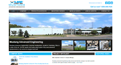 Desktop Screenshot of mustangae.com